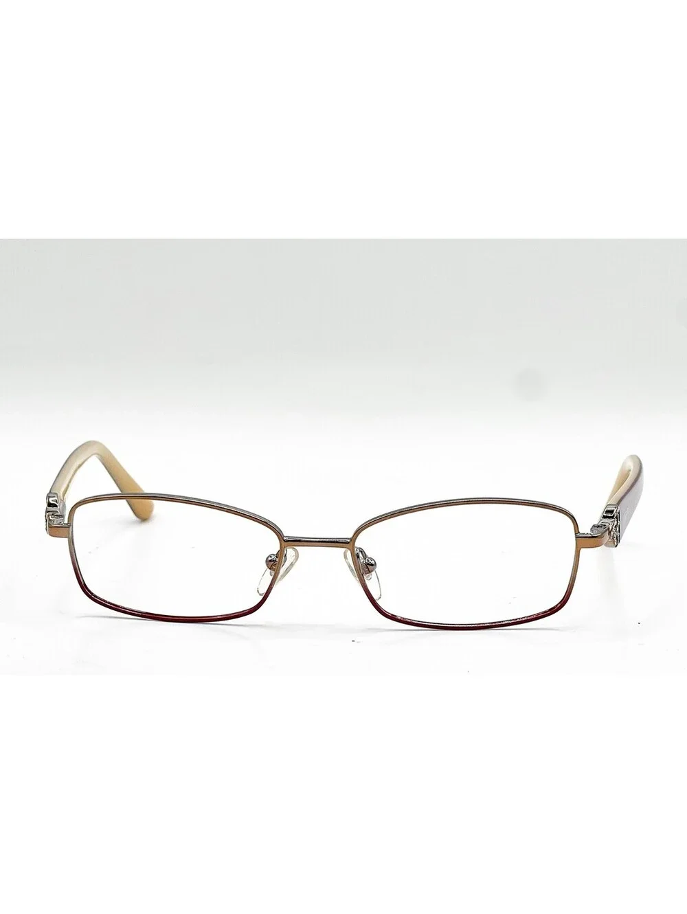 Vogue VO 3845-B 896 Brown Pink Rectangle Authentic Eyeglass Frames 52-16